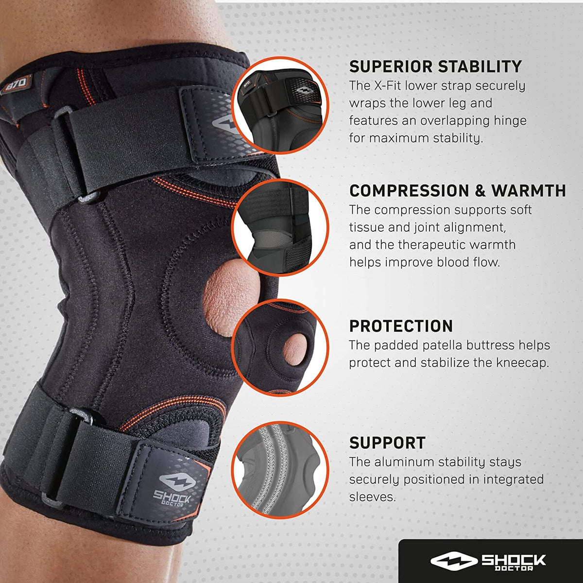 Compression Knee Support - Black