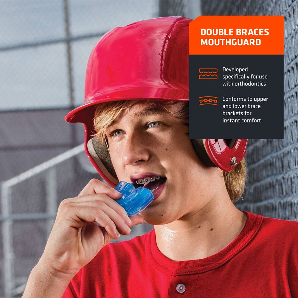 Braces Compatible Mouthguard - Blue