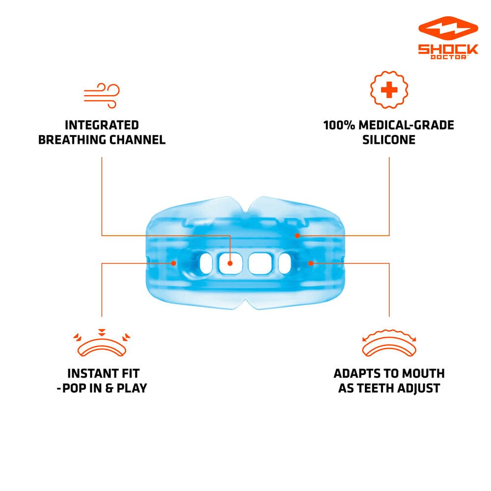Braces Compatible Mouthguard - Blue