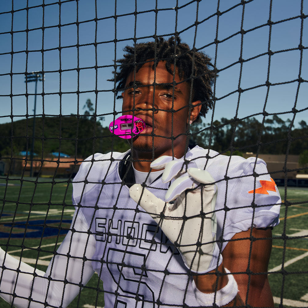 Max AirFlow Football Mouthguard - Kool-Aid Pink Lemonade