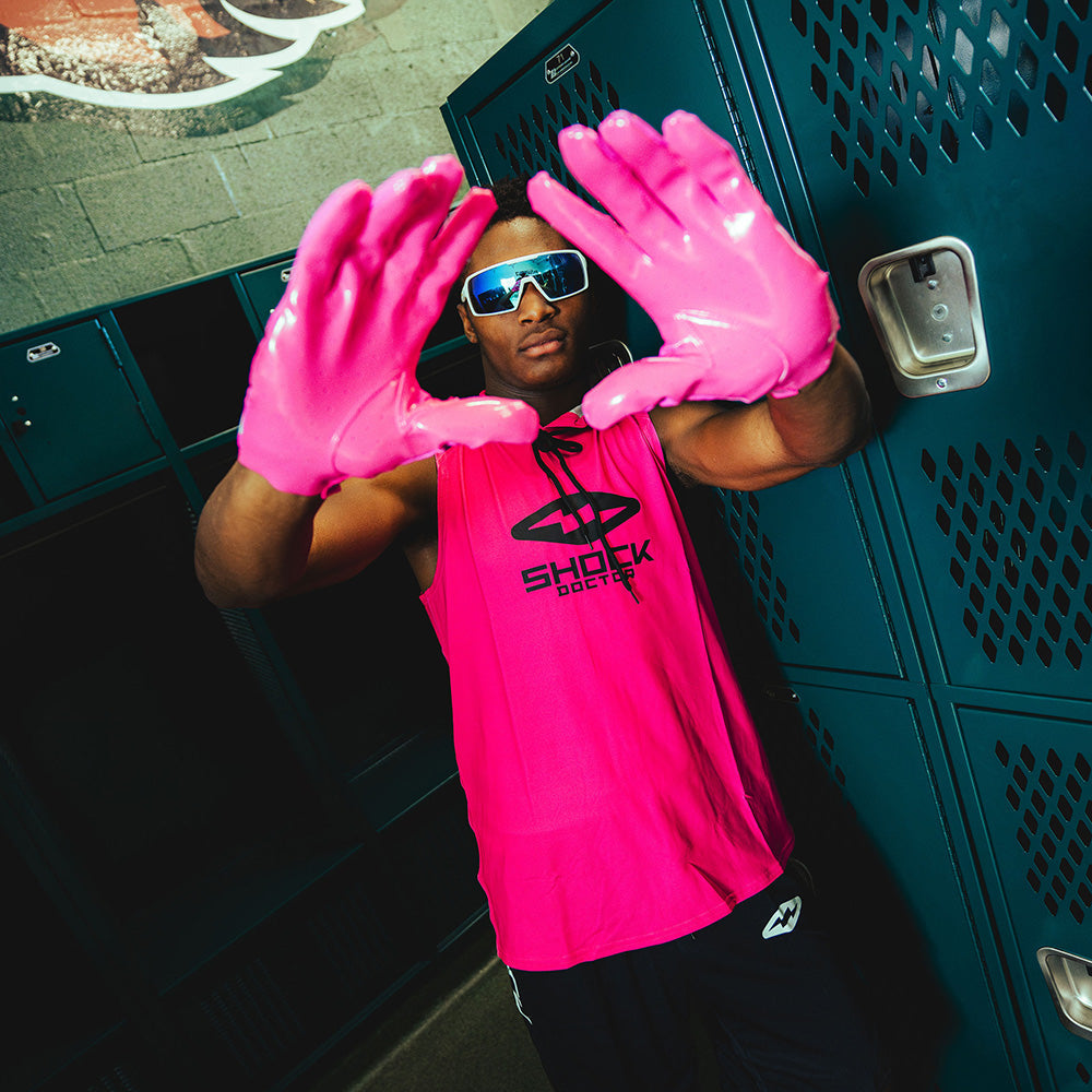 Performance Pullover Hoodie - Neon Pink