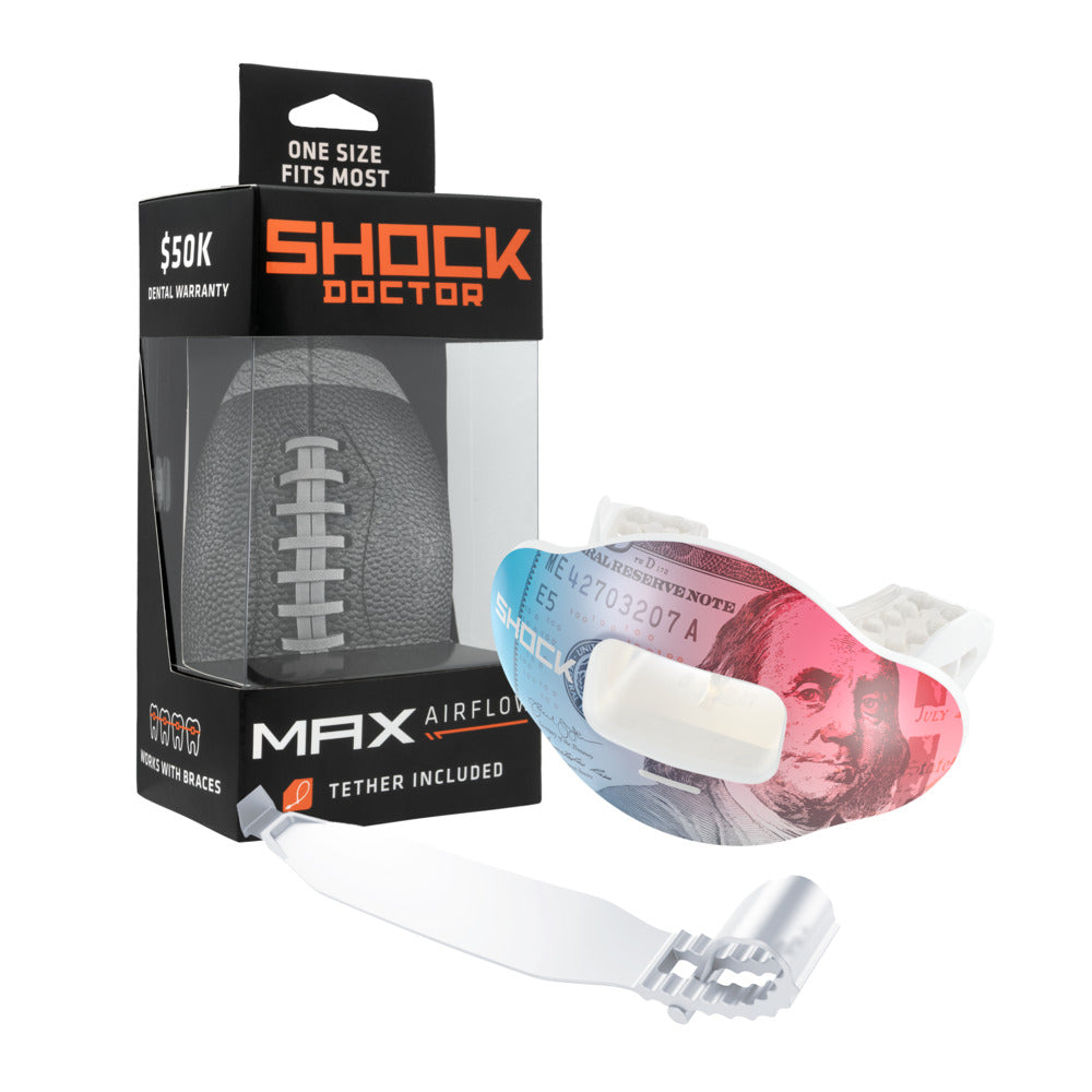 Max AirFlow Football Mouthguard - Benjamins Color