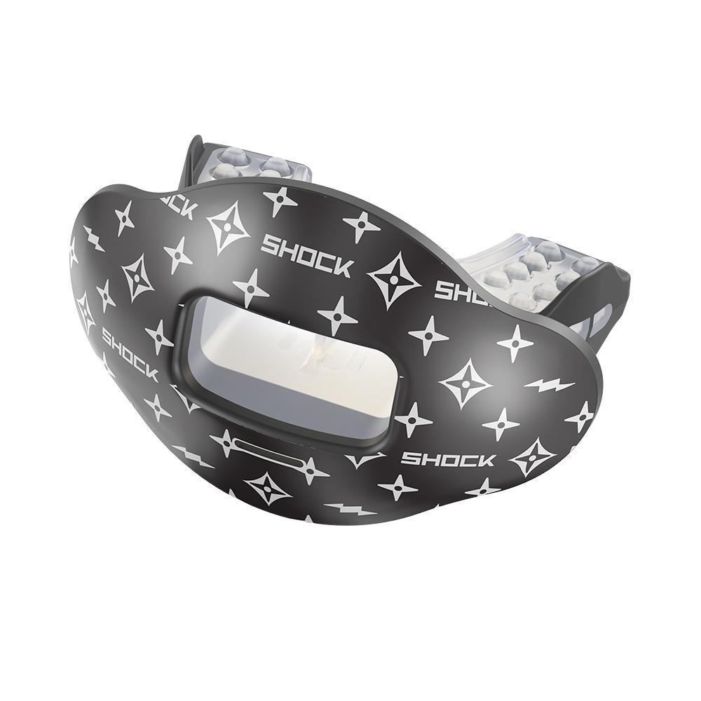 Max AirFlow Football Mouthguard - Black Lux
