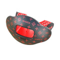 Max AirFlow Football Mouthguard - Black / Red Lux