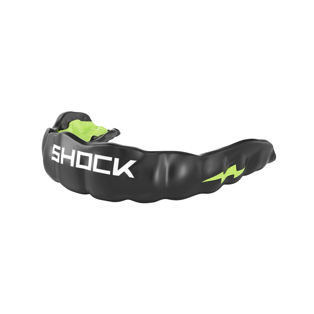 MicroGel Mouthguard - Black / Shock Green