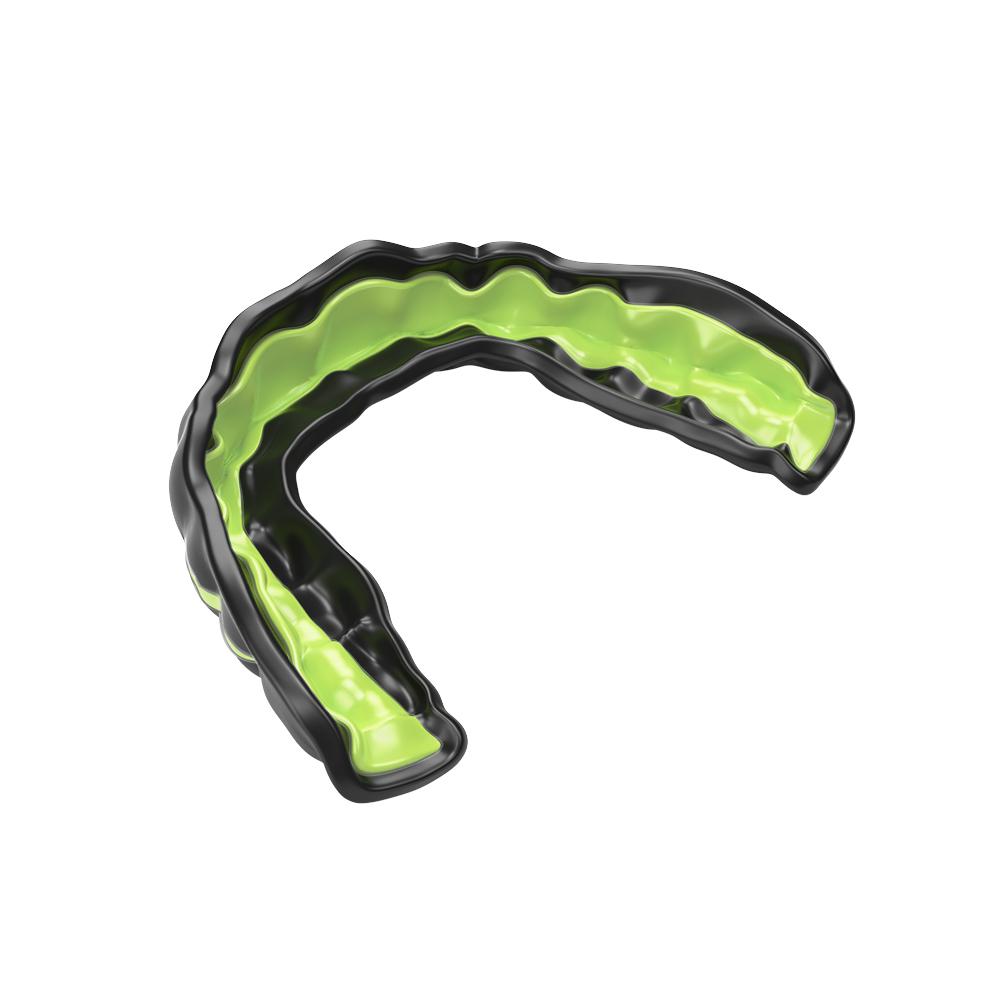 MicroGel Mouthguard - Black / Shock Green