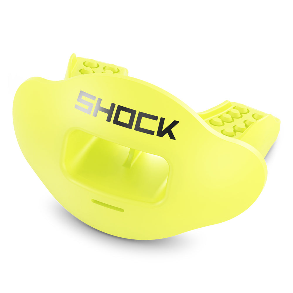 Max AirFlow Football Mouthguard - Shock Yellow