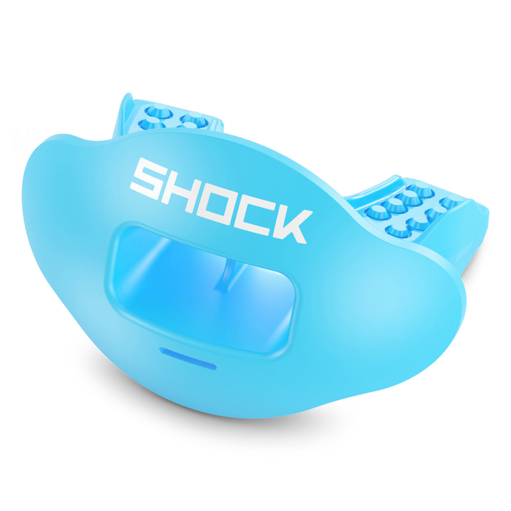 Max AirFlow Football Mouthguard - Shock Blue