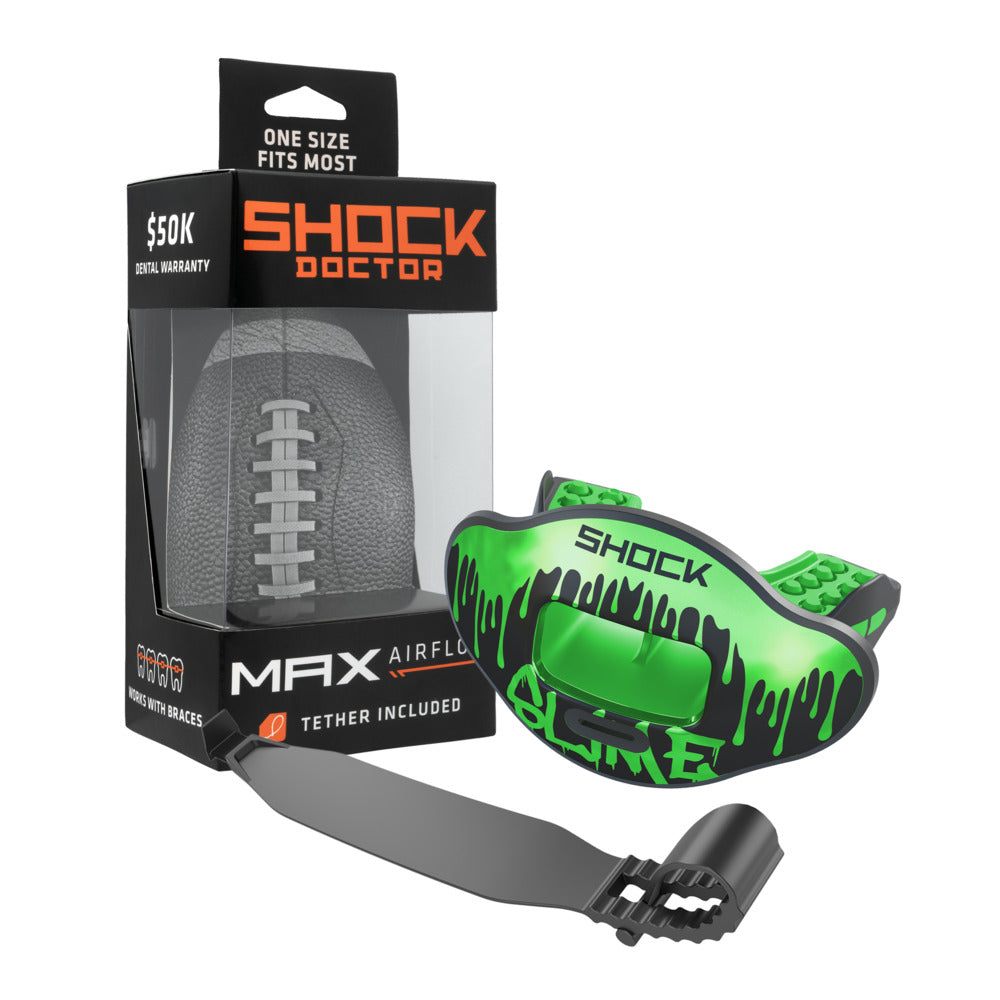 Max AirFlow Football Mouthguard - 3D Slime