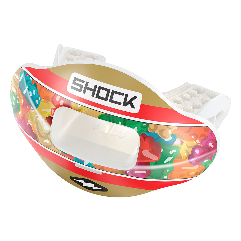 Max AirFlow Football Mouthguard - Gold / Gummies