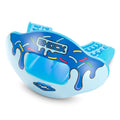 Max AirFlow Football Mouthguard - White / Blue Sprinkle Drip