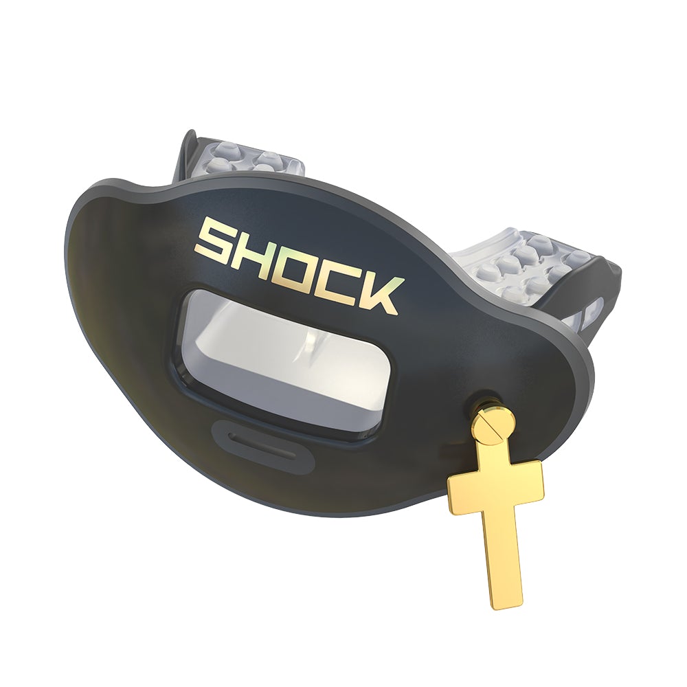 Max AirFlow Football Mouthguard - Gold Cross