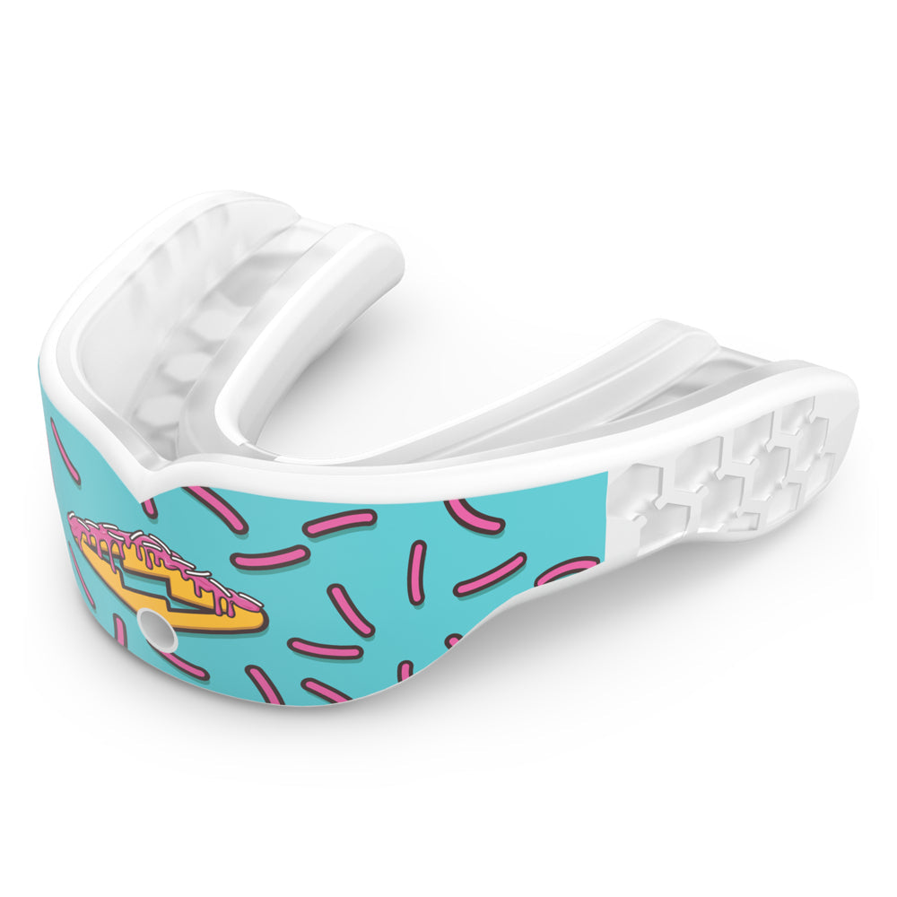 Gel Max Power Mouthguard - Blue / Pink Sprinkle Drip