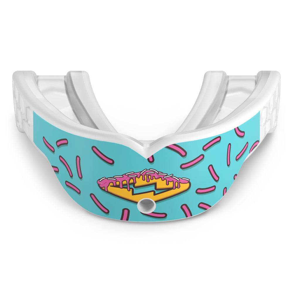Gel Max Power Mouthguard - Blue / Pink Sprinkle Drip