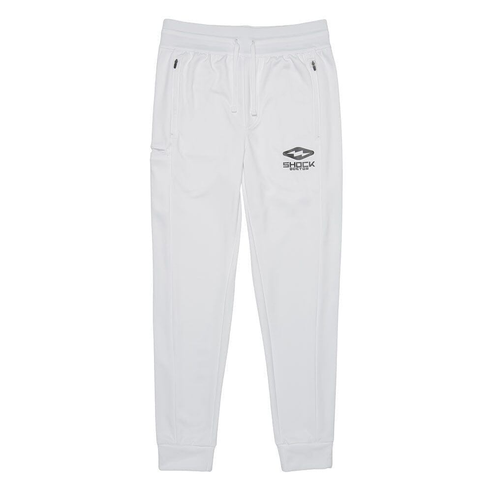 Athletic Jogger Pants - White