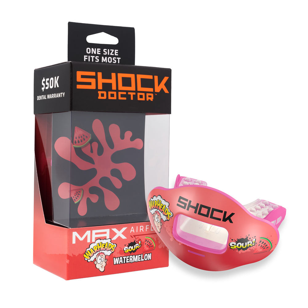 Max AirFlow Football Mouthguard - Sour Watermelon