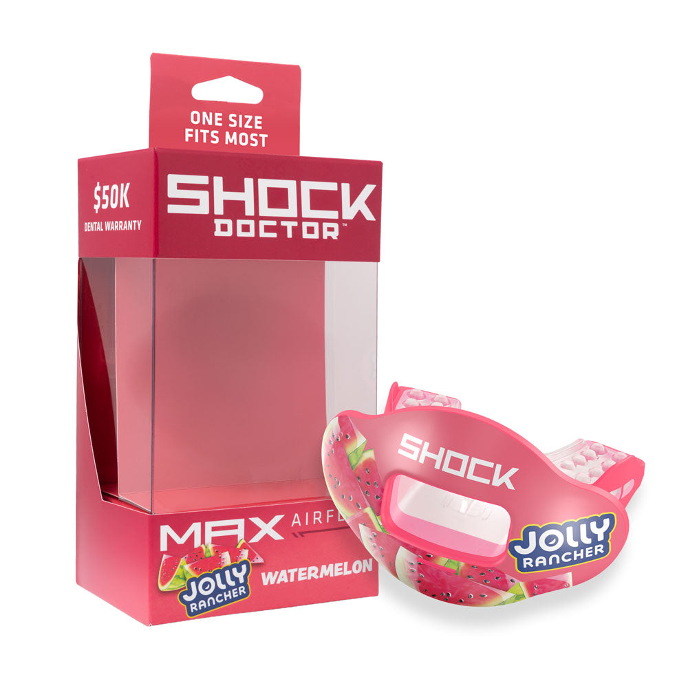 Max AirFlow Football Mouthguard - Jolly Rancher Watermelon