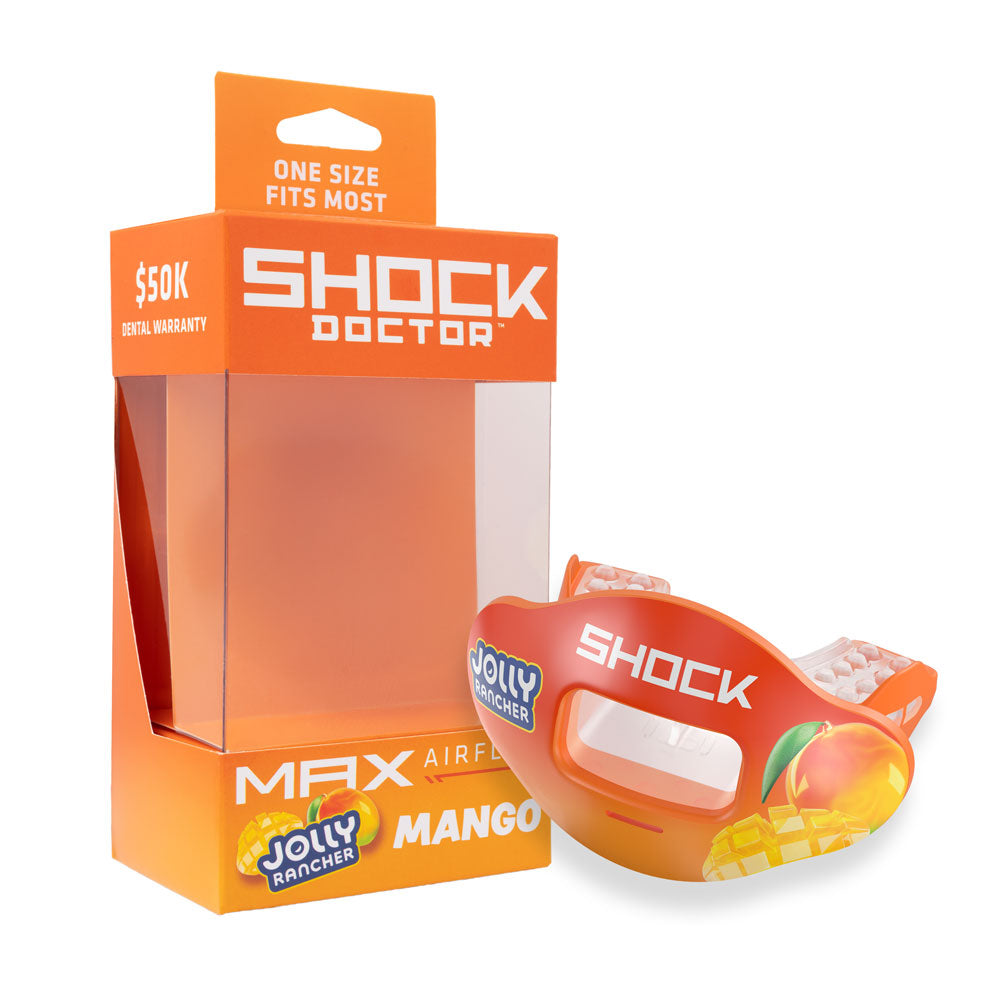 Max AirFlow Football Mouthguard - Jolly Rancher Mango