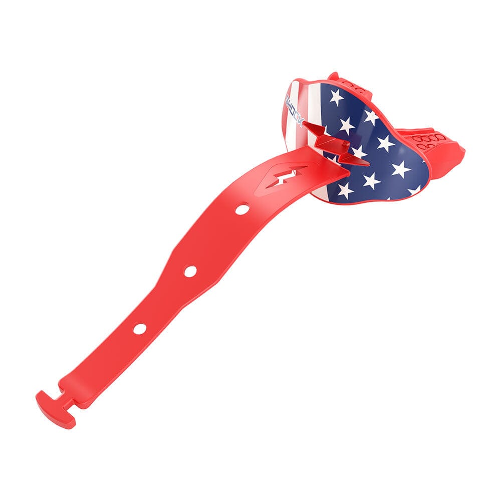 Football Lip Guard Mouth Protection - Stars & Stripes