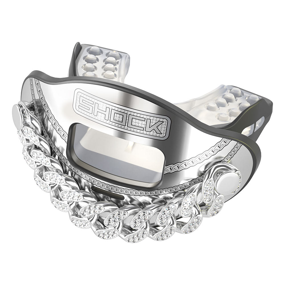 Max AirFlow Football Mouthguard - Silver