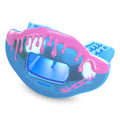 Max AirFlow Football Mouthguard - 3D Drip Pink / Silver