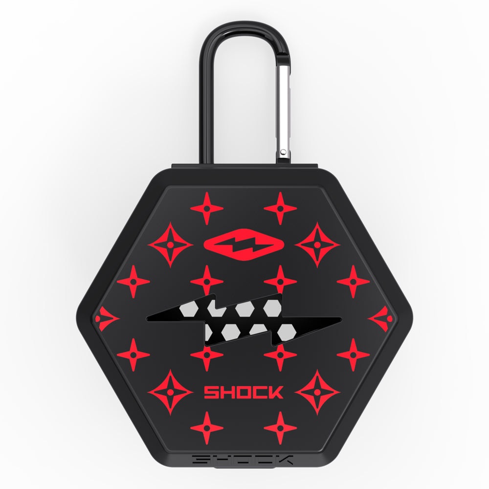 Mouthguard Carrying Case - Black / Red Lux