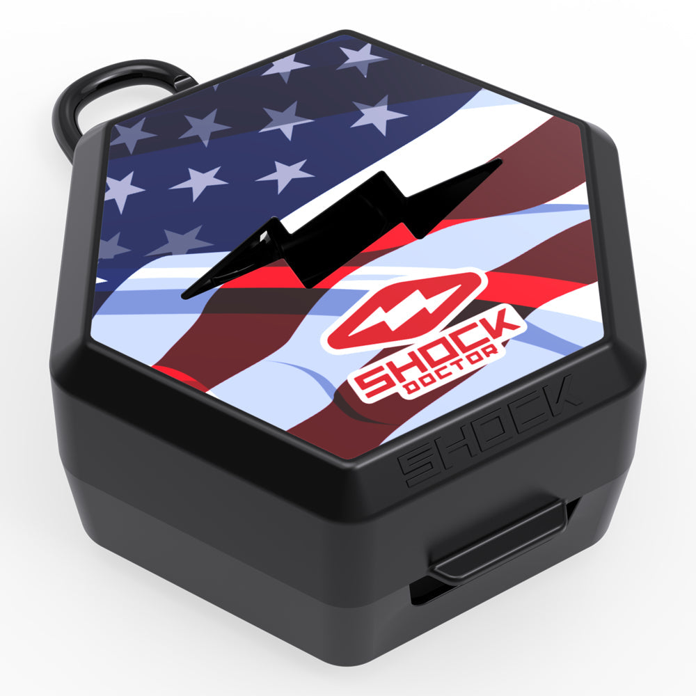 Mouthguard Carrying Case - Flag