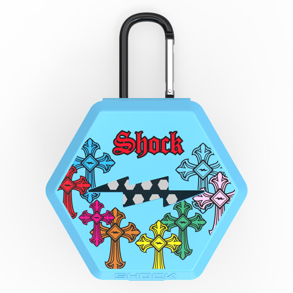 Mouthguard Carrying Case - Columbia Blue Divine Drip