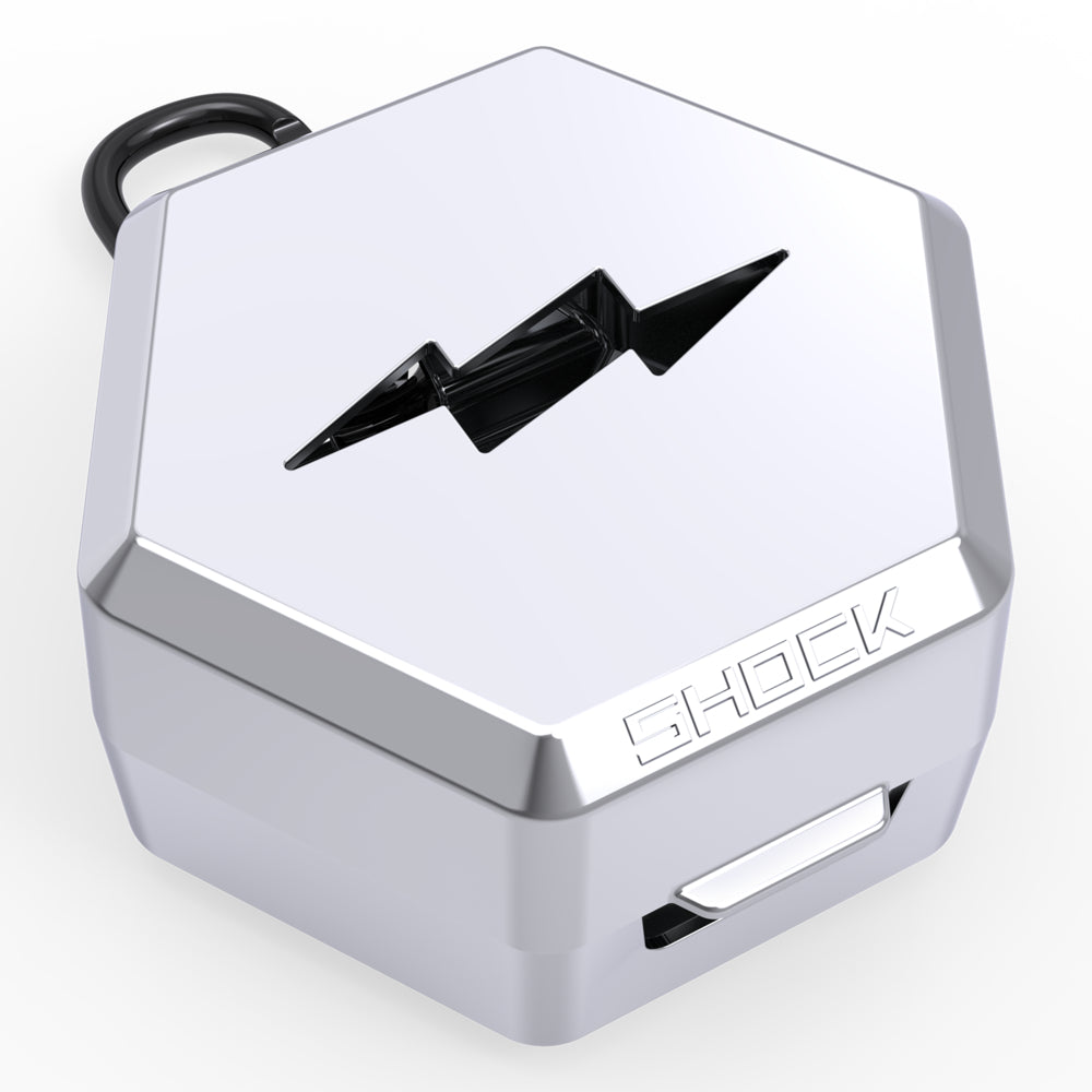 Mouthguard Carrying Case - Chrome Silver