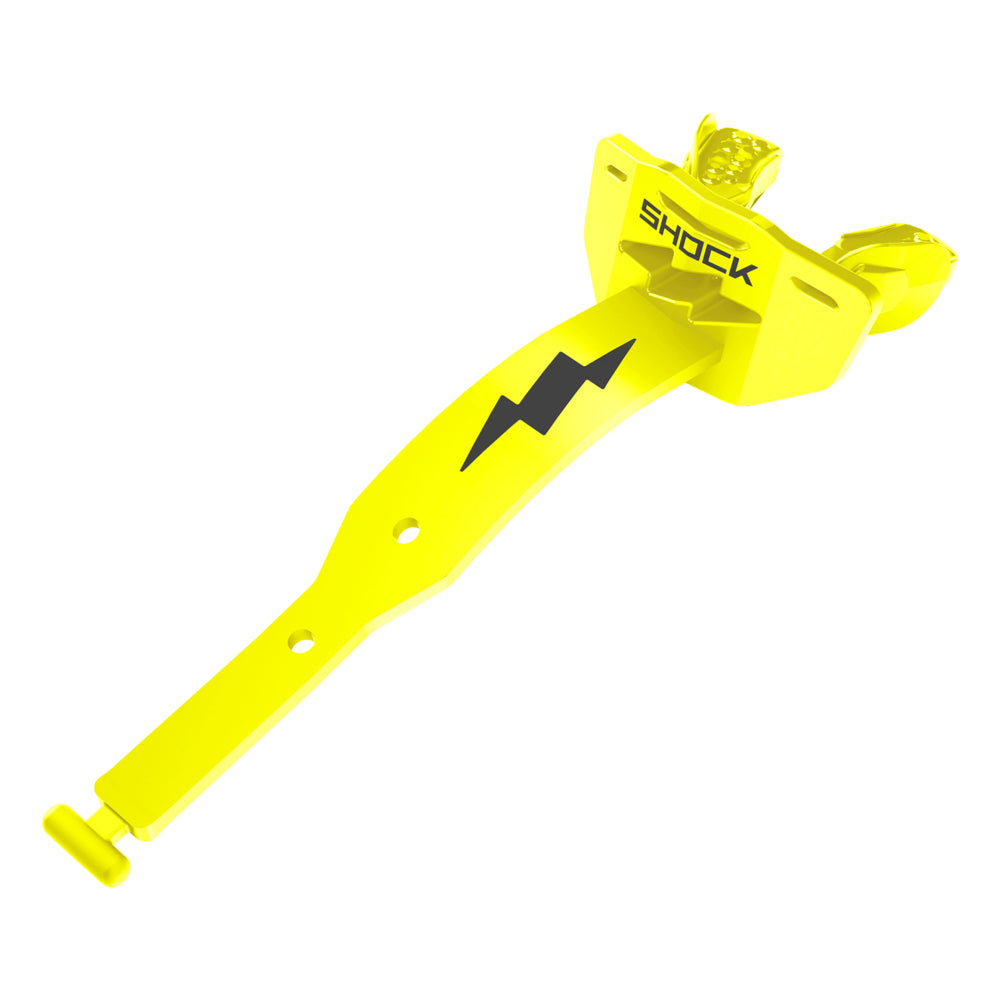 Football Lip Guard Mouth Protection - Shock Yellow / Black