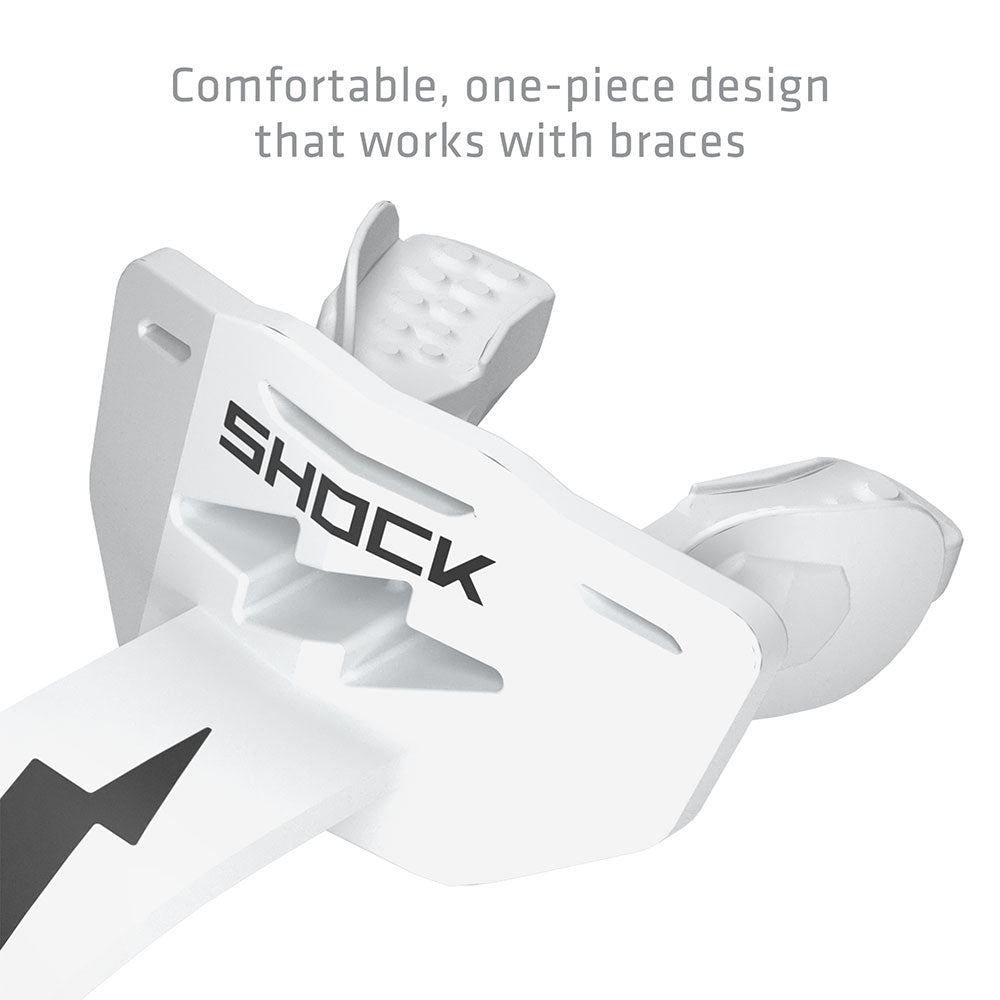Football Lip Guard Mouth Protection - White