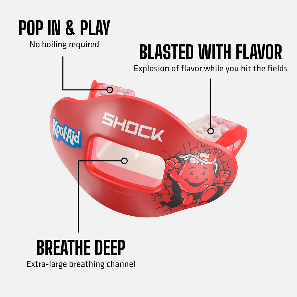 Max AirFlow Football Mouthguard - Kool-Aid Cherry