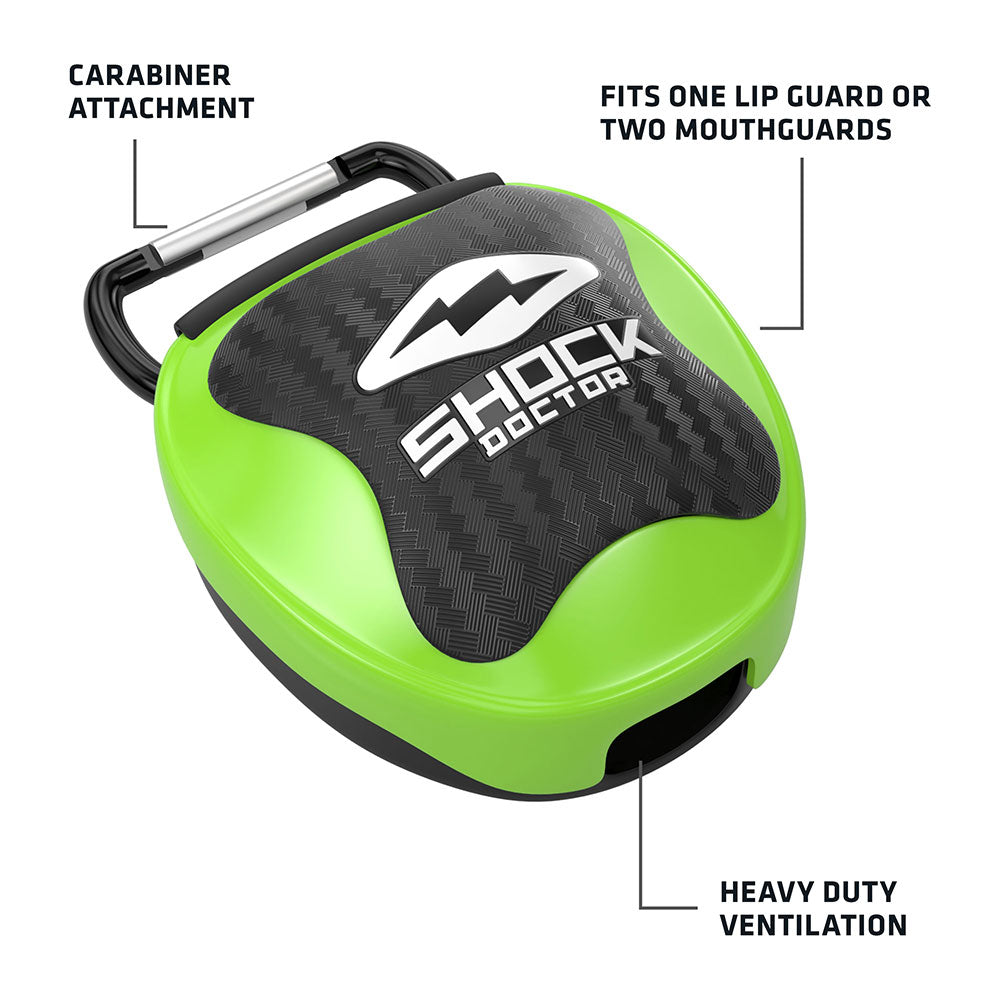 Mouthguard Carrying Case - Shock Green