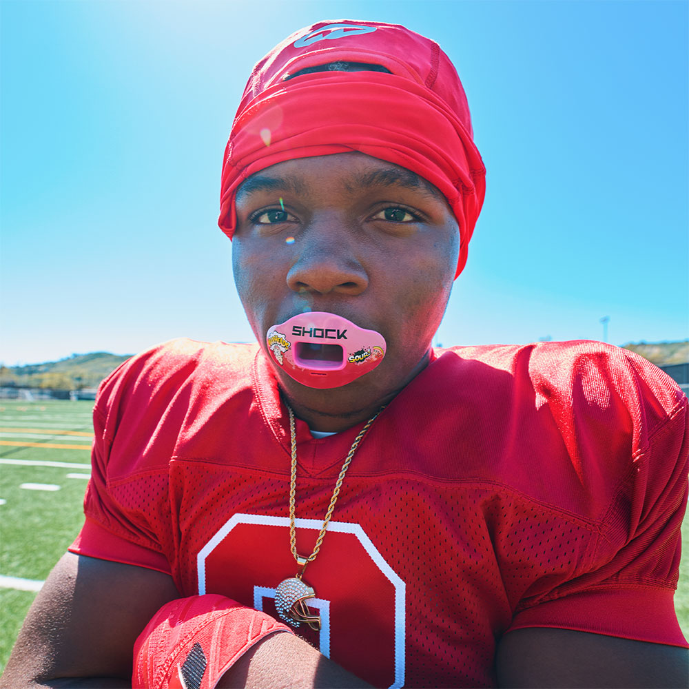 Max AirFlow Football Mouthguard - Sour Watermelon