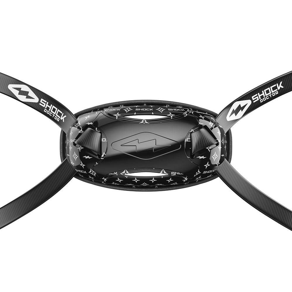 Football Chin Strap - Black Lux