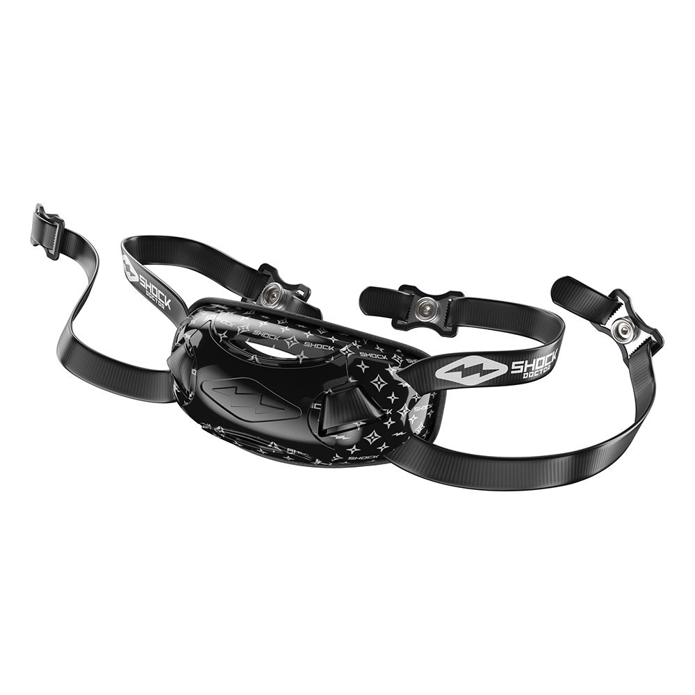 Football Chin Strap - Black Lux