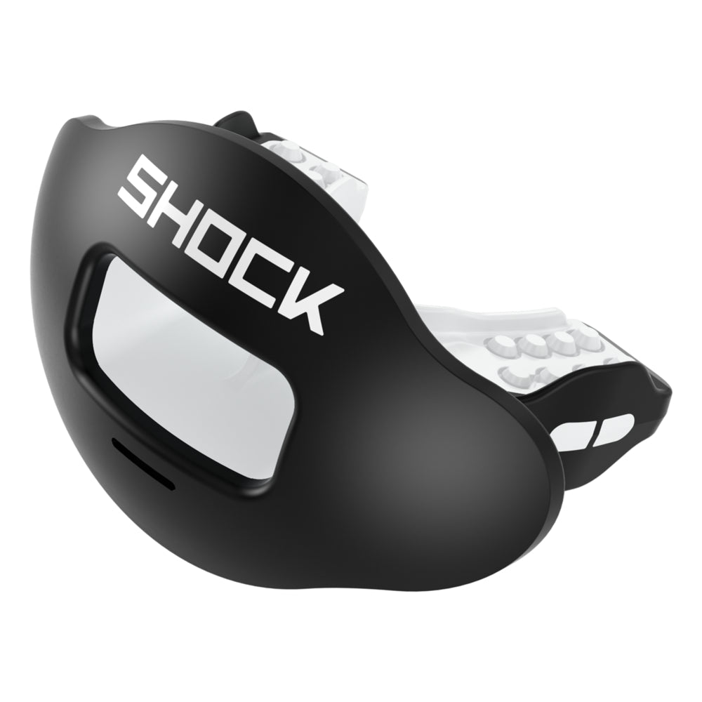 Max AirFlow Football Mouthguard - Black / White