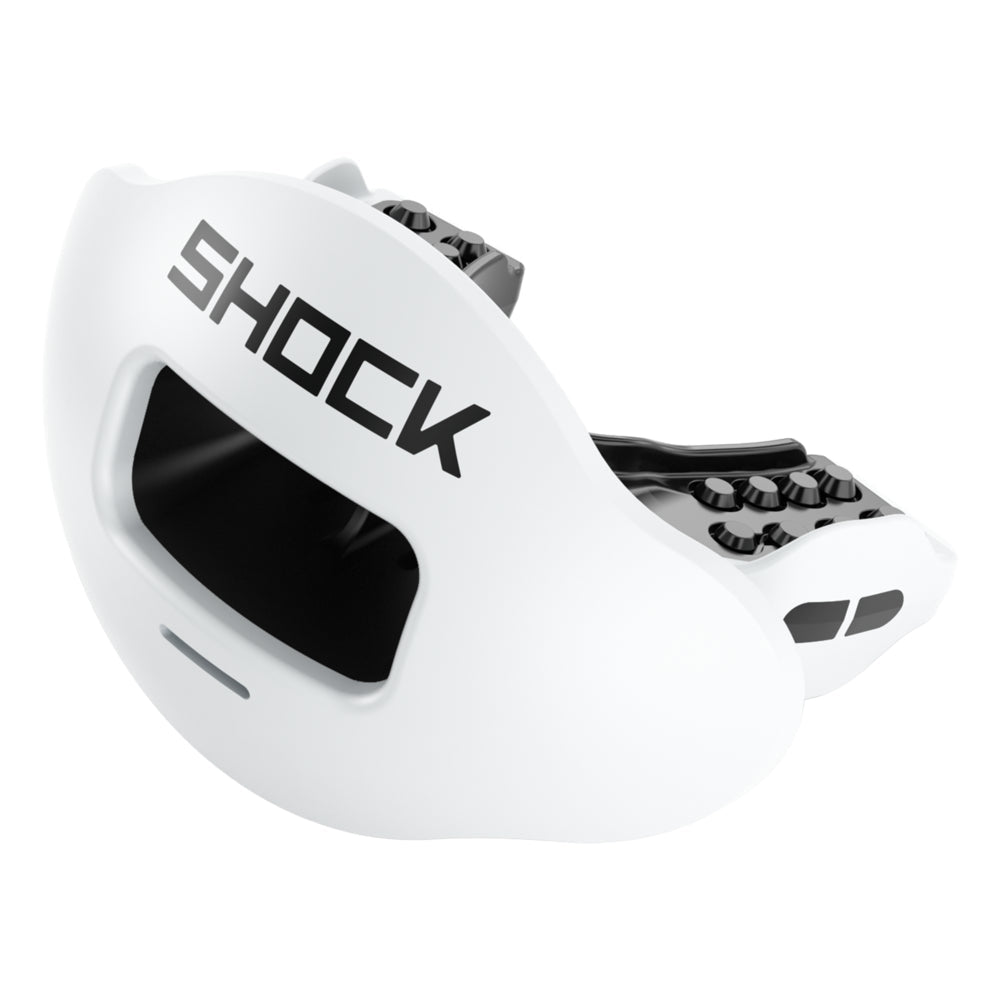 Max AirFlow Football Mouthguard - White / Black