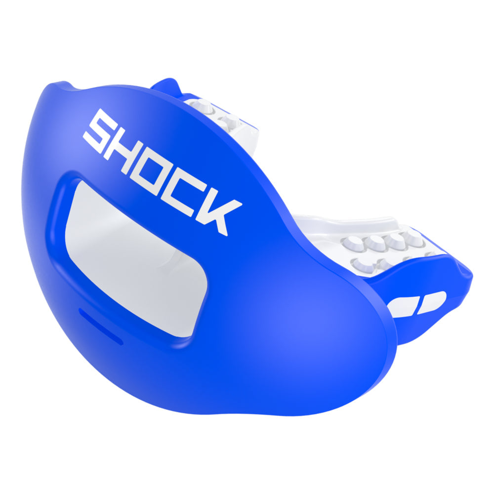 Max AirFlow Football Mouthguard - Royal / White