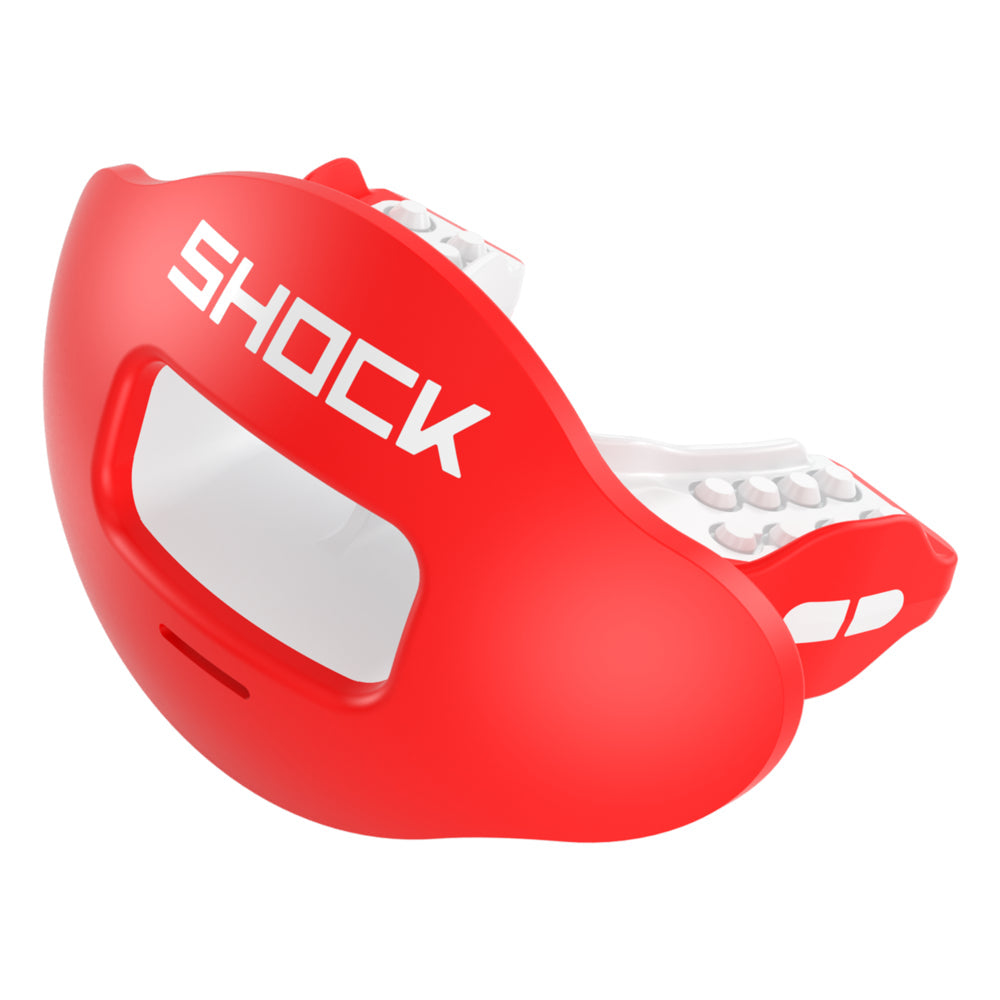 Max AirFlow Football Mouthguard - Red / White