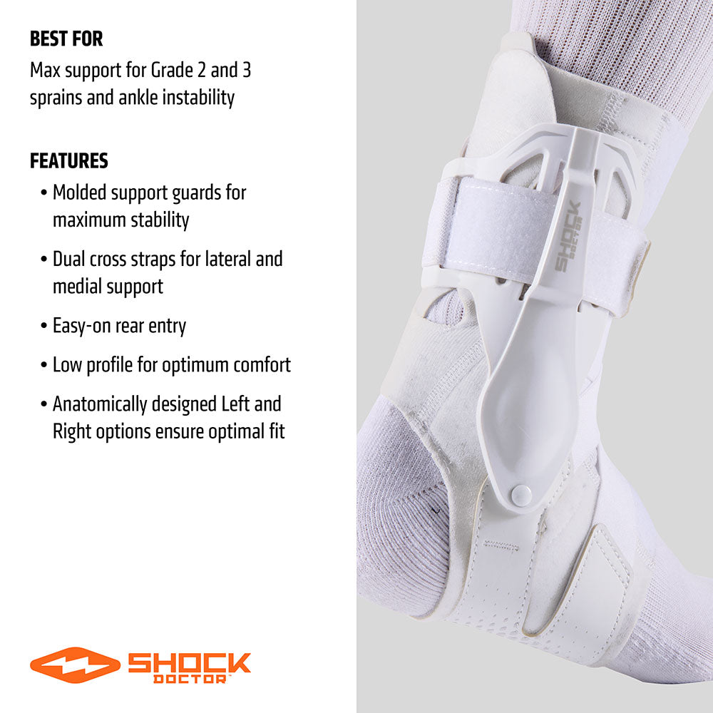 Ankle Brace Support - White