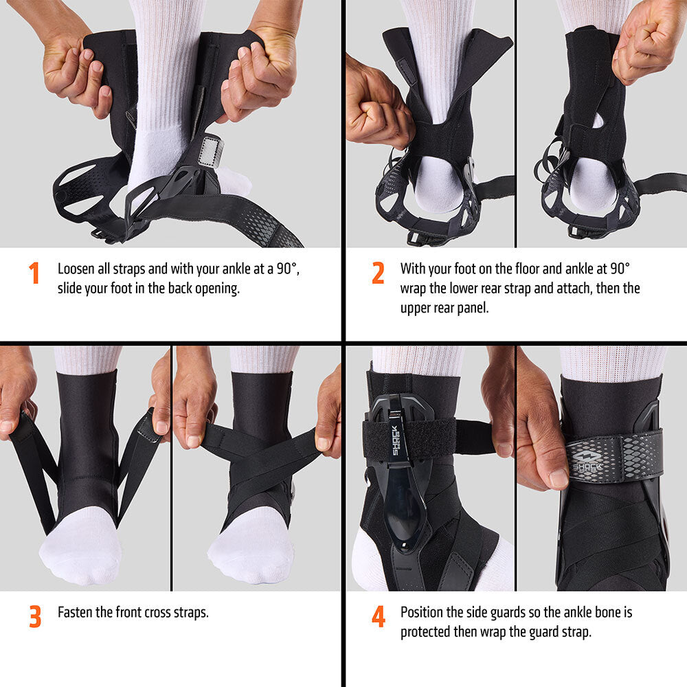 Ankle Brace Support - Black