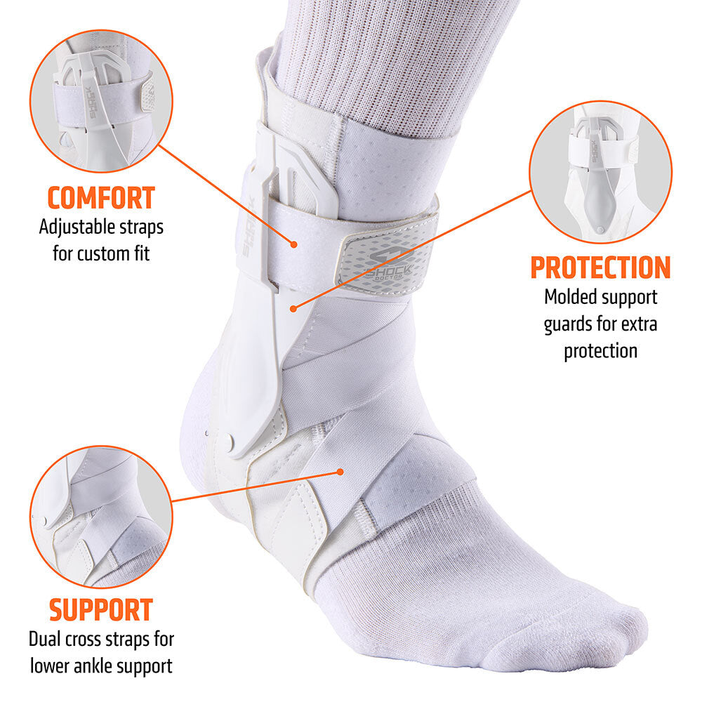 Ankle Brace Support - White