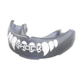 Braces Compatible Mouthguard - Trans Black / White Fang