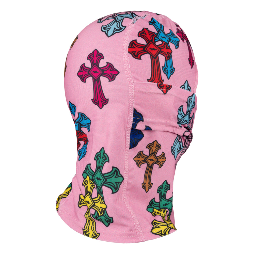 Football Ski Mask - Pink Divine Drip