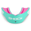 Gel Max Power Mouthguard - Mint Green / Shock Pink