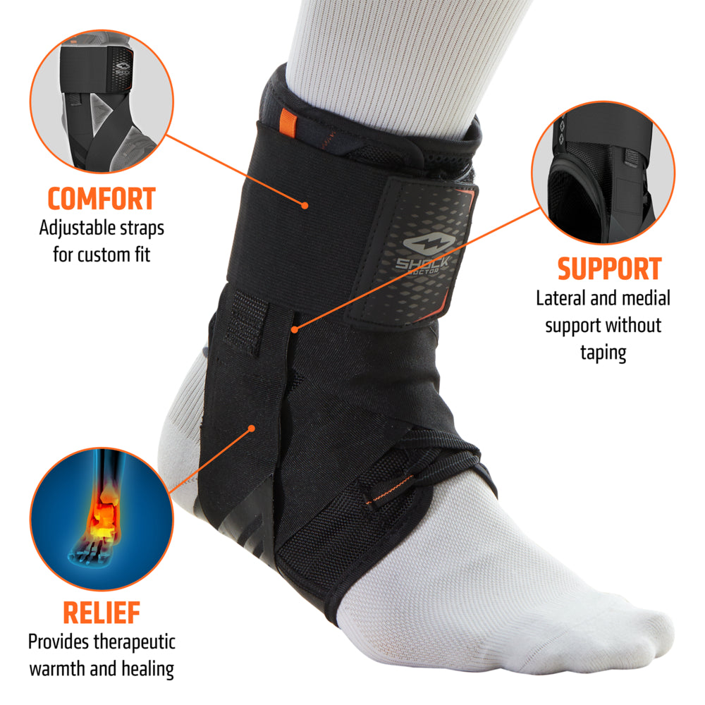 Stabilizing Ankle Support - Black