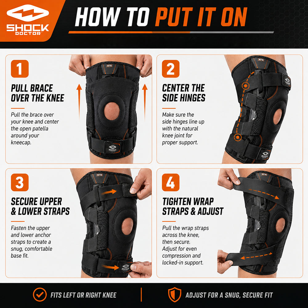 Compression Knee Support - Black