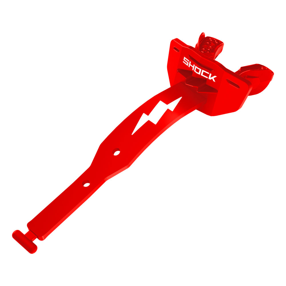 Football Lip Guard Mouth Protection - Red / White