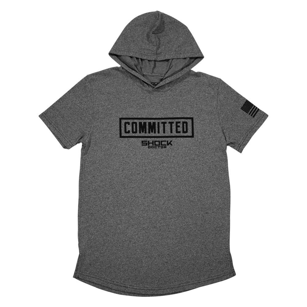 Performance Pullover Hoodie - Grey Committed